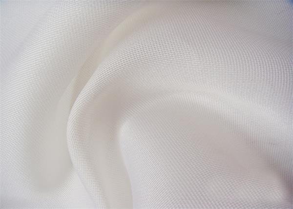 white silk gauze
