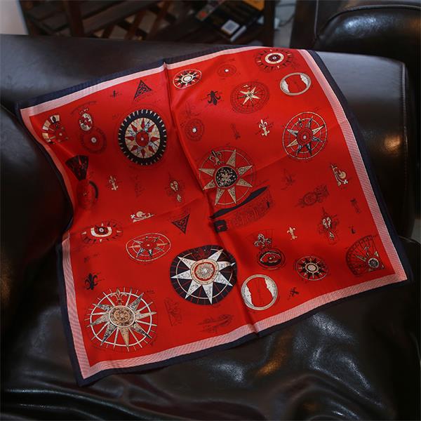 Promotional Red Silk Neckerchief from Silk Manufacturers (1)