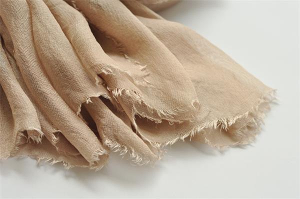 camel new sheer silk gauze scarf (2)