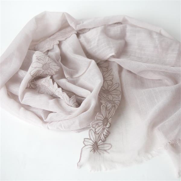 lace cotton linen scarves (2)