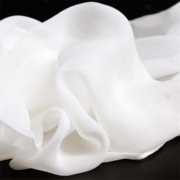 white silk georgette scarf (1)