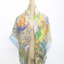 women's thin sheer chiffon scarves 100 silk(2)