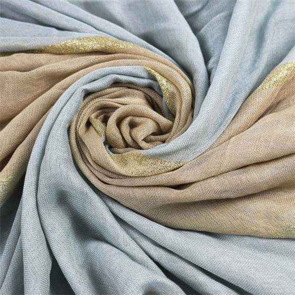 polyester voile scarf with lurex (1)