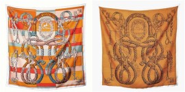 double sided digital printing silk scarf